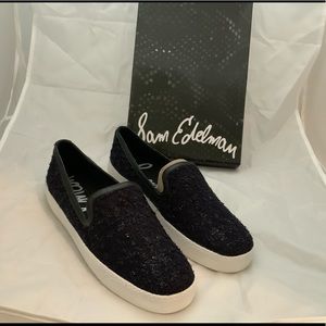 New sparkly black sneakers